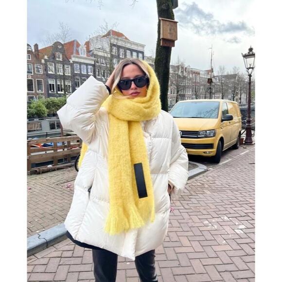 Zara Oversized Button Down Puffer Coat - Picture 12 of 12